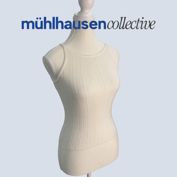 wild fable Tops - Wild Fable Cream Ribbed Knit Tank Top